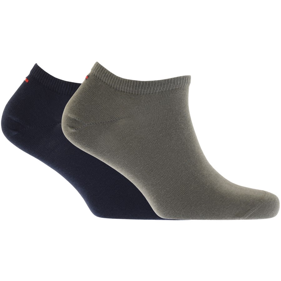 Alternative Image for ProductTommy Hilfiger Two Pack Trainer Socks Green1
